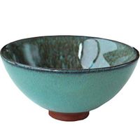 AXZHYX Bowl Ceramic Bowl Retro Japanese Glaze Color Pasta Rice Cutlery Tray 11.8x5.6cm Hotel Tableware Home Noodles Boiled Fish Soup Bowl