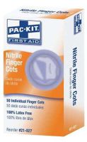 Powder Free Finger Cots, White, L, PK50