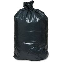 Webster Handi-Bag 2.5-mil Contractor Bags, 42 Gallons, Black, Pack of 50