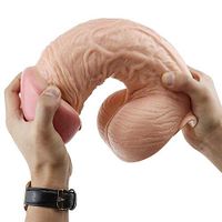 YCOMMODITYD Body Massager Soft Silicone Huge Dî'ldɔ Waterproof Hands-Free Massage Bendable Supplies Happy Toy - Perfect Surprise 12shishi14