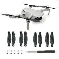 NXDA 4/8 Pcs Propellers for DJI Mavic Mini Replacement Low Noise and Quick-Release Blades Fit for Mavic Mini Drone Replacement Accessories (Black 8pcs)