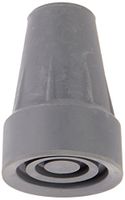 Sammons Preston Latex Free Crutch Tips (Sold in Pairs),Crutch and Walker Accessories, Replacement Crutch Tips for Crutches, Walkers and Canes, Flat Base, Gray Crutch Tips, Non-Latex