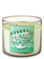 Bath & Body Works 3 Wick Candle White Mint Latte