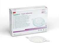 3M 90611 Tegaderm High Performance Foam Adhesive Dressing, Small Oval (Pack of 40)