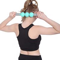 ARTSTORE Three Rotating Spiky Muscle Roller Stick,Trigger Point Body Massage for Relax Body Fat Myofascial Release Acupressure Therapy