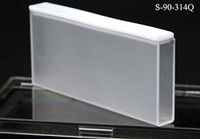 UNICO S-90-314Q Spectrophotometer Cuvette with Stopper, 100 mm Path Length, 170 to 2500 Nm Wavelength Range, 48 mm Height, 3 Ml Capacity, Quartz, Rectangular Shape