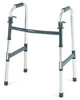 Invacare Dual Release Paddle Walker with Wheels-Junior: 3 inch wheels (4ft.4in - 5ft.7in),Each
