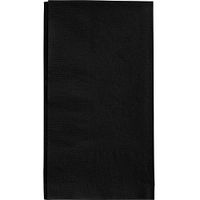 Black Dinner Napkin, Choice 2-Ply, 15" x 17" - 125/Pack