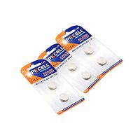 6PC(3 cards) Alkaline Coins Battery AG10 LR1130 389 LR54 L1131 189 LR54/189/L1130 for watches
