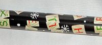 VHTF Scrabble Wrapping Paper Holiday Tiles Christmas Words Game 40 Foot roll