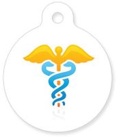 Medical ID - Ankylosing Spondylitis - Caduceus Symbol