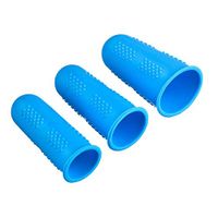 Finetoknow Finger Caps, Fingers Cover Cap, Fingertip Protector, Finger Protectors Covers Anti-Skid Heat Resistant for Kitchen Barbecue