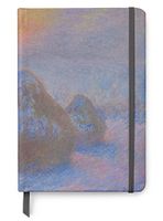 Claude Monet Art UV Printed on PU Leather A5 Journal Notebook - Lined Pages