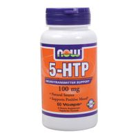 Now Foods 5-HTP 100 mg - 60 Vcaps 4 Pack