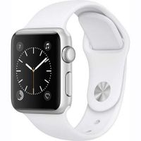 Apple Watch Series 3 38mm Smartwatch (GPS Only, Silver Aluminum Case, White Sport Band) (Renewed)