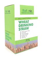 Refonia All Natural Compostable Wheat Drinking Straws for Cocktail and Bars - 5.5 inch - 500 count - Bulk Heavy Duty for Business - Biodegradable, Gluten/BPA Free, Disposable - Alternative to Paper