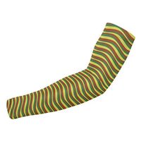 Sincerity First Vivid Colors Ethiopian African Flag UV Protection Cooling Arm Sleeves for Sports Running Men Women
