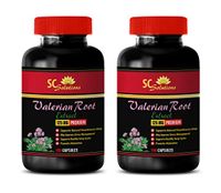 Blood Pressure lowering Supplement - Valerian Root - Premium Extract 125MG - Valerian Now Foods - 2 Bottles (200 Capsules)