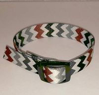 Epilepsy Life VNS (Vagus Nerve Stimulator) Wrist Watch Band Plaid and Paisley Prints (Chevron, 9.5)