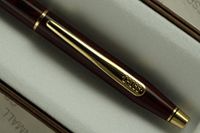 Cross Made in the USA Century Classic Red Wood Lacquer , 23k Gold Appointments with 0.5mm Lead Pencil