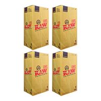 RAW 5600 Classic King Size Cones - W Gallery Scoop Sticker - RAW Box - Pure Hemp 109mm Pre Rolled Cones - 26mm Filter Tips - Natural Brown Unbleached Unrefined Rolling Papers - Bulk Pack Bundle