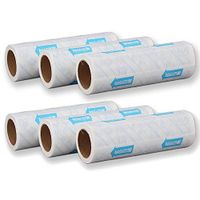 Gudessly Refillable Sticky Lint Pet Hand Roller Pet Hair Lint Removers Dust Brushes Refill Roller (6 Rolls of 90 Layers of Sticky Paper)
