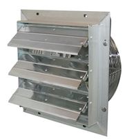 J&D Manufacturing VES30 ES Aluminum Shutter Fan, 30" Size, 115V/230V, 1/2 hp, 1 Phase, 1 Speed