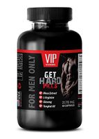 Men libido Enhancer - GET Hard Pills - for Men ONLY - Yohimbine Extract - 1 Bottle 60 Capsules
