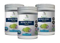antioxidant Supplement for Men - Alfalfa Organic - Juice Powder - Powder Alfalfa - 3 Cans 24 OZ (150 Servings)