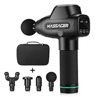Seesii Muscle Massage Gun, 20 Speed Powerful Cordless Handheld Deep Tissue & Muscle Massager,Handheld Massage Gun Percussion Massage Device Ultra-Quiet Glide for Muscle Tension Relief