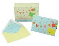 Baby Shower Thank You / Invitation Cards, Envelopes and Keepsake Box - Baby's Buddies, 10 Blank Inside Notecards w/ 11 Matching Envelopes. Baby Shower Thank You, Invitation, Stationery Note Cards