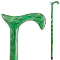 Handcrafted Wood Walking Cane - Made in the USA by Brazos - Twisted Oak - 37 Inches - Cactus