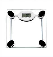 Digital Bathroom Scale / Electronic Weighing Scale - Ultra Slim 2 CM Thickness High-Precision Home Bathroom Health Electronic Scales 180 Kg / 396 Lb - Color Stainless Steel Platform