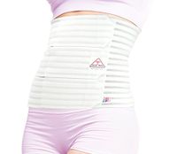 ITA-MED Women’s Breathable Elastic Postsurgical Recovery Abdominal and Back Support Wrap/Binder AB-412(W): Small White (I AB-412(W) S W)