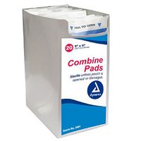 Dynarex - Abdominal Pad Dynarex NonWoven/Fluff 5 X 9 Inch Rectangle Sterile - 20/Box - MCK