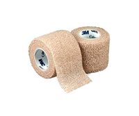 Units Per Case 12 3M Coban Self-Adherent Wrap Stretched 6" x 5 yds Tan 3M 1586 MMM1586 Case