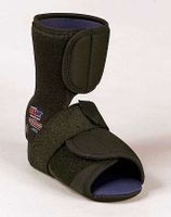 FLA Orthopedics, Florida Orthopedics Healwell Cub Plantar Fasciitis Night Splint Resting Comfort Slipper, Left Large,Black