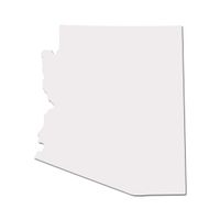 Arizona Canyon State Wildcat Sun Devil Pride Decal Sticker - White 5" Vinyl Decal for Cars, Macbooks, and Other Laptops
