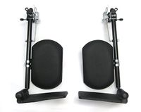 Karman Universal Elevating Legrest for Wheelchair, Black, INV Style