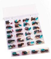 Controlled Unit Dose Cold Seal Medication Blister Pack Card, Perforated for Individual Single Dose Pill Blisters to Take with You, Includes Premium Lifetime Subscription to Medisafe App (6 Pack -XXL)