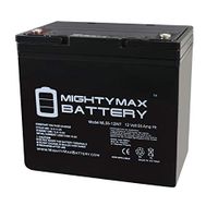 Mighty Max Battery 12V 55AH Internal Thread Battery Replacement for CooPower CP12-55 Brand Product