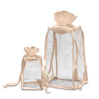 White Vinyl Bags | Quantity: 12 | Width: 3 3/4"