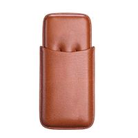 Cigar Moisturizing Leather Case Cow Leather Crocodile Leather Embossed Portable 3 Pack, 178x90x30mm Gifts (Size : 178x90x30mm)