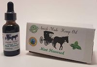 Mint Flavored Amish Made Organic Hemp Oil Extract with 2500 mg of Hemp Extract Reduces Pain, Anxiety and Stress. Helps with Sleep, Mood, Skin and Hair via Hemp Extract Oil Drops (Mint)