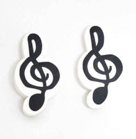 Clef Eraser Set Pack of 3