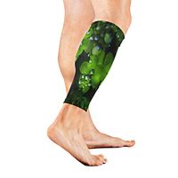 Stretch Sport Calf Sleeve Beautiful St Protective Guard for Men Women - Best Footless Compression Socks for Shin Splints, Running,Basketball Football (1 Pair)