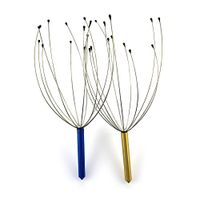 2 Pieces Hand Held Scalp Head Massager (Random Color) (2)