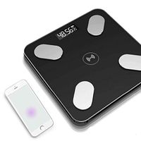 JXSHQS Body Fat Called Bluetooth Smart Sharing Electronic Bluetooth Health Scales Weight Scale Body Fat Measuring Instrument Electronic Scale Body Fat Scale (Size : White)