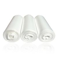 SOSOHOME 6 Gallon Trash Bags, Small Garbage Bags, Clear Wastebasket Trash Liners, 75 Counts