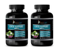 Liver Support for Women - Liver Support Complex 1200 MG - Extra Strength Formula - Milk Thistle Vitamins - 2 Bottles 200 Capsules